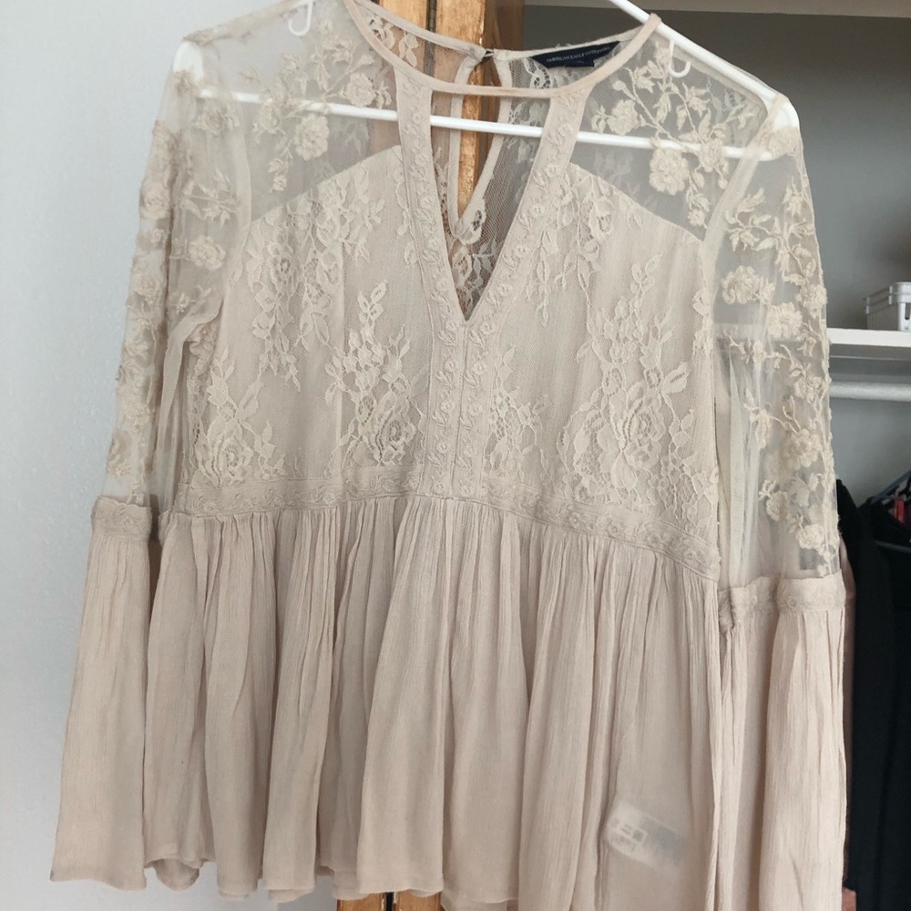 Lace American Eagle Top